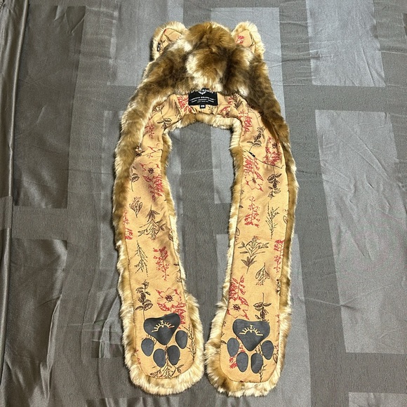 AFRICAN GOLDEN CAT LUXE FAUX FUR COLLECTOR EDITION HOOD | WOMEN'S Spirithood - Picture 6 of 14